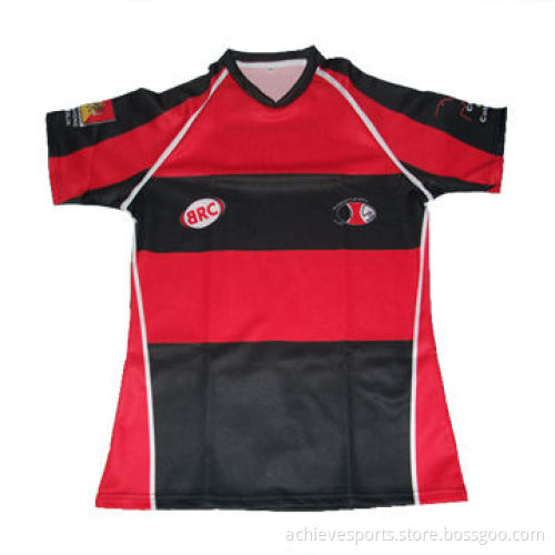 Customized Rugby Jerseys with Full Sublimation Printing